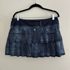 Lululemon blue athletic tennis skirt